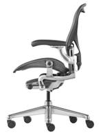 Herman Miller Aeron Remastered Graphite Polished, Verzenden, Zwart, Zo goed als nieuw, Bureaustoel