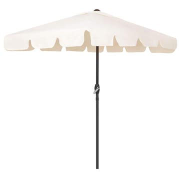 Parasol | Parasols | Kantelbaar | Met Ventilatie | Ecru |, Ophalen of Verzenden, Nieuw