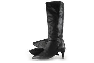 Manfield Laarzen in maat 39 Zwart, Kleding | Dames, Hoge laarzen, Verzenden, Zwart, Zo goed als nieuw