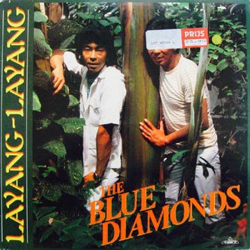 LP gebruikt - The Blue Diamonds - Layang-Layang, Verzenden, Zo goed als nieuw, Overige formaten