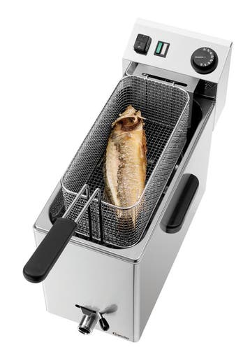 Bartscher Friteuse | SNACK XL PLUS | 8L | 50°C/190°C | Aftap, Ophalen of Verzenden, Nieuw in verpakking