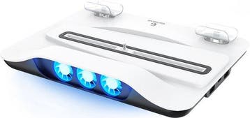 EgoGear - Oplaadstation Geschikt voor PS5 (disc) met Koeling, Verzenden, Nieuw