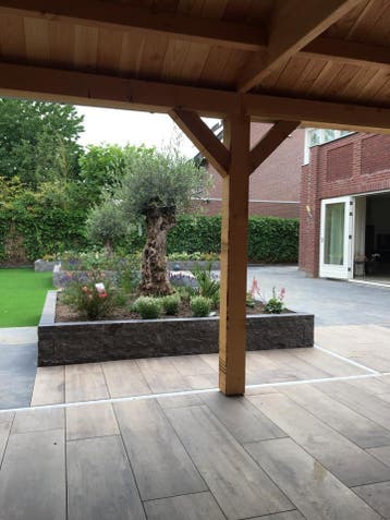 keramische tuintegels houtlook diverse afmetingen actie, Nieuw, Keramiek, 10 m² of meer, Terrastegels