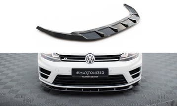 voorspoiler V.6 Volkswagen Golf R MK7, Ophalen of Verzenden, Nieuw