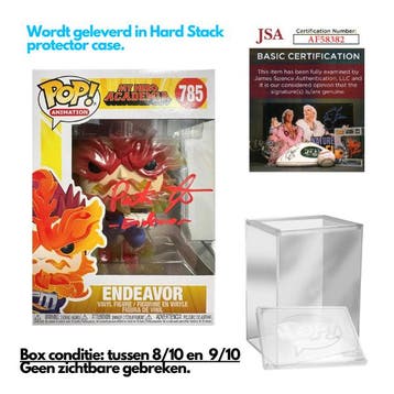 Gesigneerde Funko Pop! My Hero Academia - Endeavor #785, Verzamelen, Poppetjes en Figuurtjes, Verzenden, Nieuw