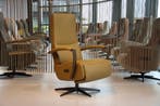 Gealux relaxstoel GLX 045-25 in leer 2 motoren met accu, Ophalen of Verzenden, Nieuw, Leer