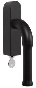 Draaikiepgarnituur NOUR EV100-DKLOCK-O mat zwart, Verzenden, Nieuw