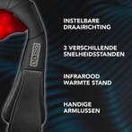 2dekans | Infinity Goods Shiatsu Massagekussen - Elektrisch, Ophalen of Verzenden, Zo goed als nieuw