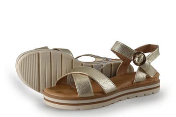 Graceland Sandalen in maat 38 Goud, Overige kleuren, Verzenden, Sandalen of Muiltjes, Zo goed als nieuw