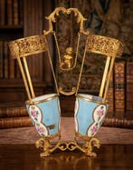 Coppia Fioriere Francia - Vaas - Porselein