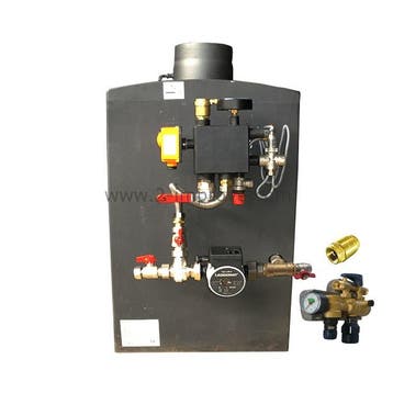 Complete aansluit set cv-houtkachel (Uni 2B), Doe-het-zelf en Verbouw, Geisers en Boilers, Verzenden, Nieuw