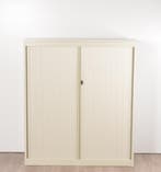 Drentea roldeurkast, creme, 138x120 cm, incl. 3 legborden, Ophalen of Verzenden, Nieuw