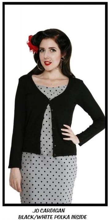 Collectif, Polkadot Cardigan in Red in Xsmall., Verzenden, Nieuw