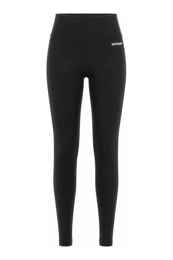 Superdry Legging in maat 38 Zwart, Superdry, Verzenden, Gedragen, Zwart