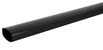 NICOLL Techtan Ovation LG28 PVC-Ti HWA buis 90x56 L4m zwart, Ophalen of Verzenden, Nieuw