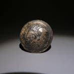 Chimu, Peru Zilver Tamba - Oorbel. 3,5 cm D. 1100 - 1400 na, Verzamelen