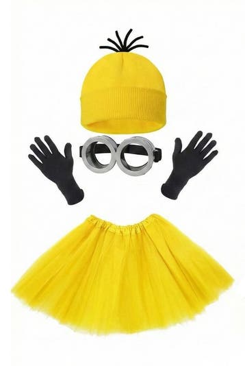 Minion Kostuum met rokje  Roze, Ophalen of Verzenden, Nieuw