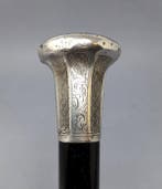 J Howell & Co Ltd Wandelstok - .925 zilver - Edwardiaans