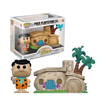 Funko Pop! Town: HannaBarbera  Fred Flintstone With House 14, Verzenden, Nieuw