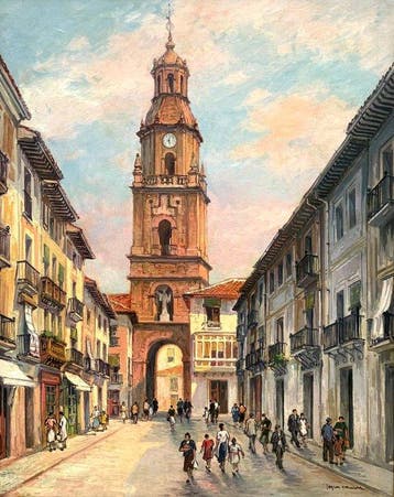 Ramón López Muñoz (1905-1983) - Torre del reloj (Zamora)