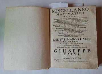 Marco Galli - Miscellaneo Matematico - 1694