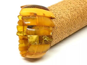 Oude vintage Baltische amber armband - Koninklijk