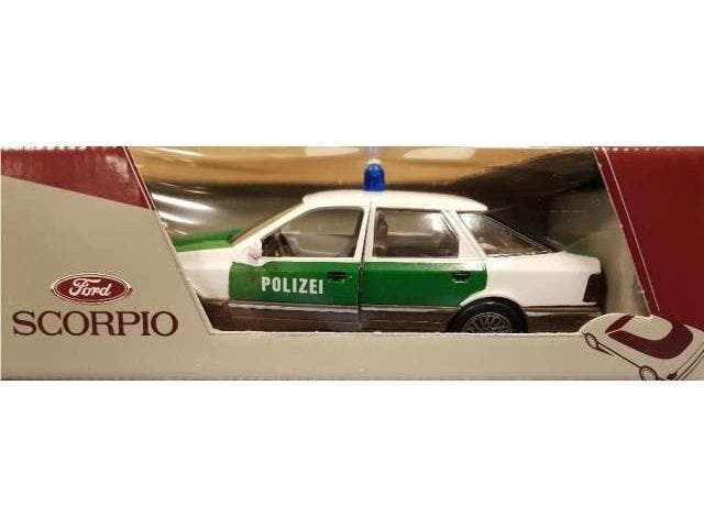 GSDCCsha 0001500pl 1/24 Ford Scorpio *Polizei*, white/green, Hobby en Vrije tijd, Modelbouw | Figuren en Diorama's, Nieuw, Ophalen of Verzenden