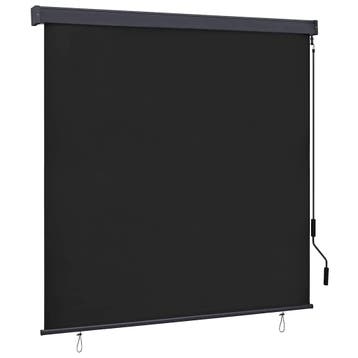 vidaXL Rolgordijn Antracietkleurig 180 x 250 cm Stof en, Huis en Inrichting, Stoffering | Gordijnen en Lamellen, Verzenden, Nieuw