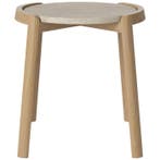 Bolia Mix Bijzettafel Ø46 Travertine - Ongebruikt, Huis en Inrichting, 45 tot 60 cm, Minder dan 55 cm, Scandinavisch/Modern, Zo goed als nieuw