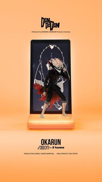 Dandadan LED Neon Statue Okarun 25 cm, Verzamelen, Ophalen of Verzenden, Nieuw