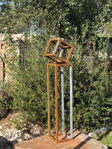 Ana Lucia B.M - Sculpture Corten - XL - No Reserve