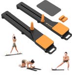 Pilates Board - Pilates Reformer - 4-in-1 - Zwart/Oranje - M, Sport en Fitness, Verzenden, Zo goed als nieuw