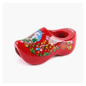 Dasklompje van 7 cm Rood + molendecor/bloemetjes, Ophalen of Verzenden, Nieuw