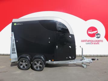 Nieuwe 1-paards paardentrailer leasen vanaf €144 per maand?, Ophalen of Verzenden, Nieuw, Aluminium, 1½-paards trailer
