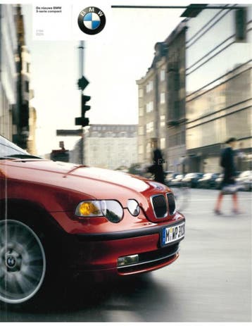 2001 BMW 3 SERIES COMPACT BROCHURE NEDERLANDS, Nieuw, BMW, Author