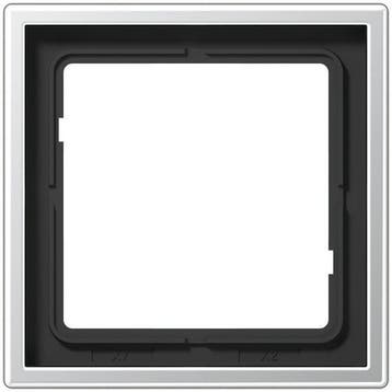 Jung Aluminium/Staal/Chroom Afdekraam Schakelmateriaal -, Doe-het-zelf en Verbouw, Verzenden, Nieuw, Overige typen