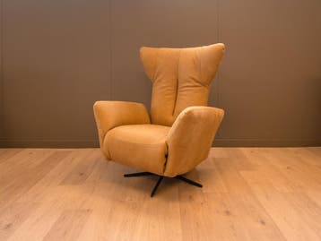 Relax fauteuil Jelle van DS Meubel met hoge showroom korting, Verzenden, Minder dan 75 cm, Nieuw, Leer
