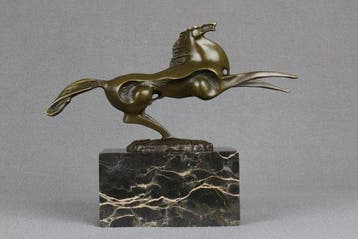 after Salvador Dali - sculptuur, Surreal Horse - 20 cm -