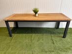 Nieuwe Lifestyle Veneto tuintafel – Luxe teak & aluminium, Tuin en Terras, Nieuw, Ovaal, Teakhout