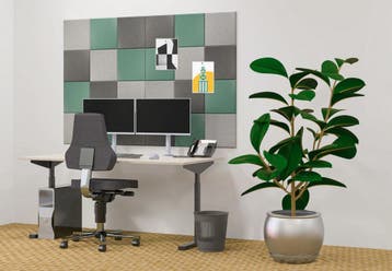 PET-vilt wandpanelen, set van 24, 30x30cm, Overige plaatsen, Ophalen of Verzenden, Nieuw in verpakking, Overige typen