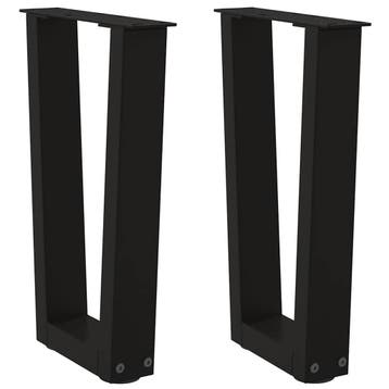 vidaXL Salontafelpoten 2 st V-vormig 38x(42-43,3) cm staal, Verzenden, Nieuw