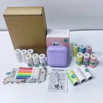 Wat een superaanbieding complete set labelprinter lucky life, Ophalen of Verzenden, Nieuw