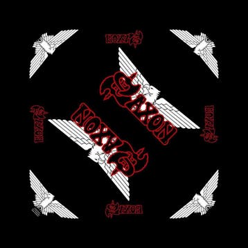 Saxon - Logo/Eagle - Bandana officiële merchandise, Ophalen of Verzenden, Nieuw, Kleding