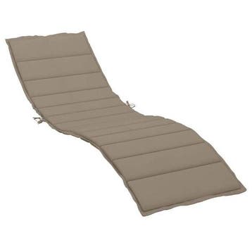Ligstoel Kussen Taupe 200cm | Laatste Stuk!, Tuin en Terras, Ophalen of Verzenden, Zo goed als nieuw