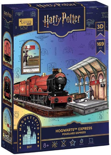 Harry Potter Hogwarts Express 3D Puzzel (169 stukjes) |, Hobby en Vrije tijd, Verzenden, Nieuw