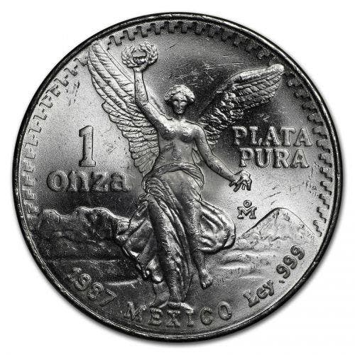 Mexican Libertad 1 oz 1987, Postzegels en Munten, Munten | Amerika, Zuid-Amerika, Losse munt, Zilver, Verzenden