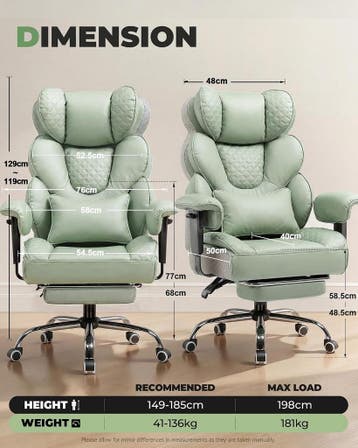 Ergonomische Bureaustoel -  Office Chair - Gamestoel - Volwa, Verzenden, Zo goed als nieuw