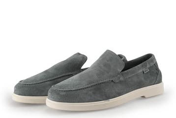 Manfield Instappers in maat 41 Blauw, Manfield, Overige typen, Zo goed als nieuw, Verzenden