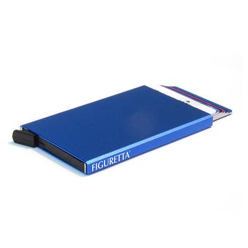 Figuretta Aluminium Hardcase RFID Cardprotector Blauw, Verzenden, Nieuw, Blauw, Overige merken