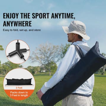 Verstelbaar Sportnet 20FT - Badminton, Volleybal, Tennis, Pi, Verzenden, Nieuw